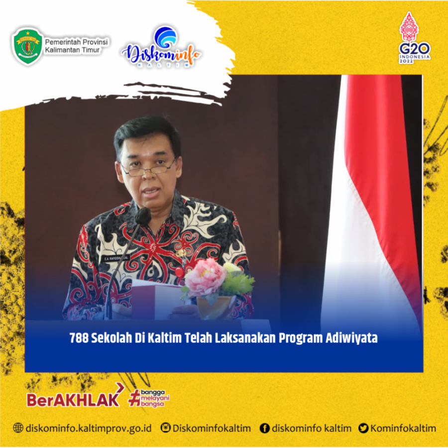 788 Sekolah Di Kaltim Telah Laksanakan Program Adiwiyata