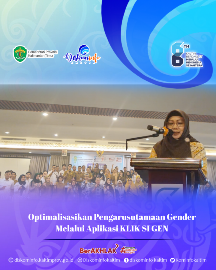 Optimalisasikan Pengarusutamaan Gender Melalui Aplikasi KLIK SI GEN