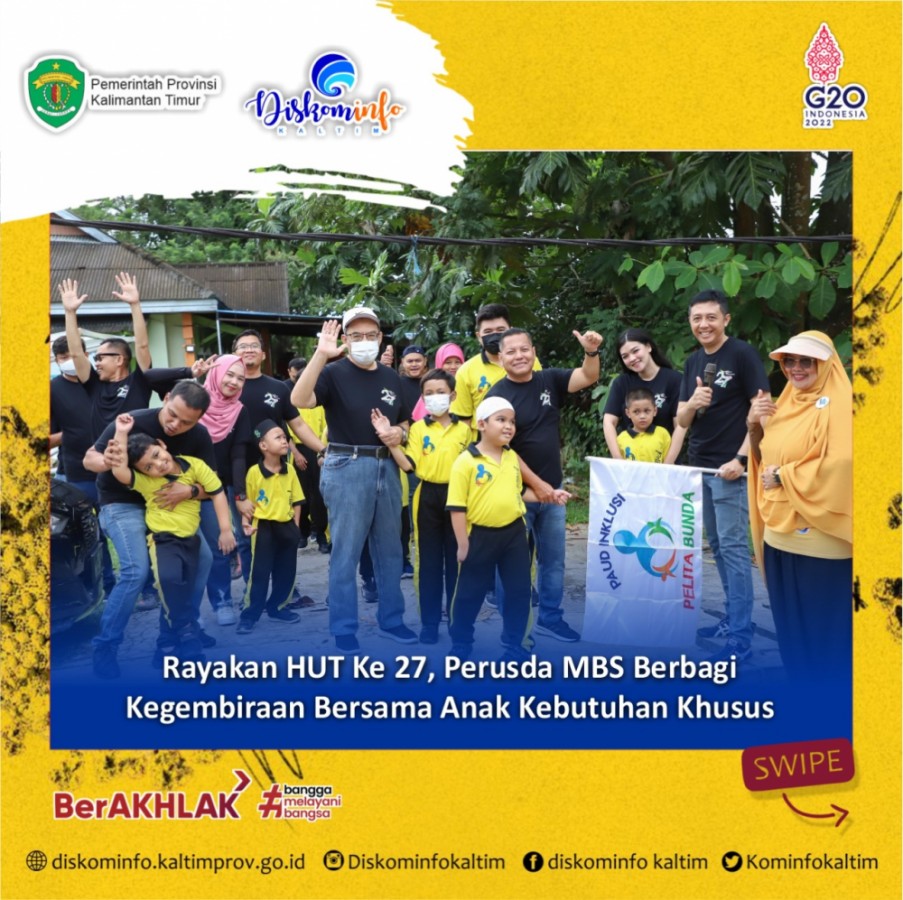 Rayakan HUT Ke 27, Perusda MBS Berbagi Kegembiraan Bersama Anak Kebutuhan Khusus