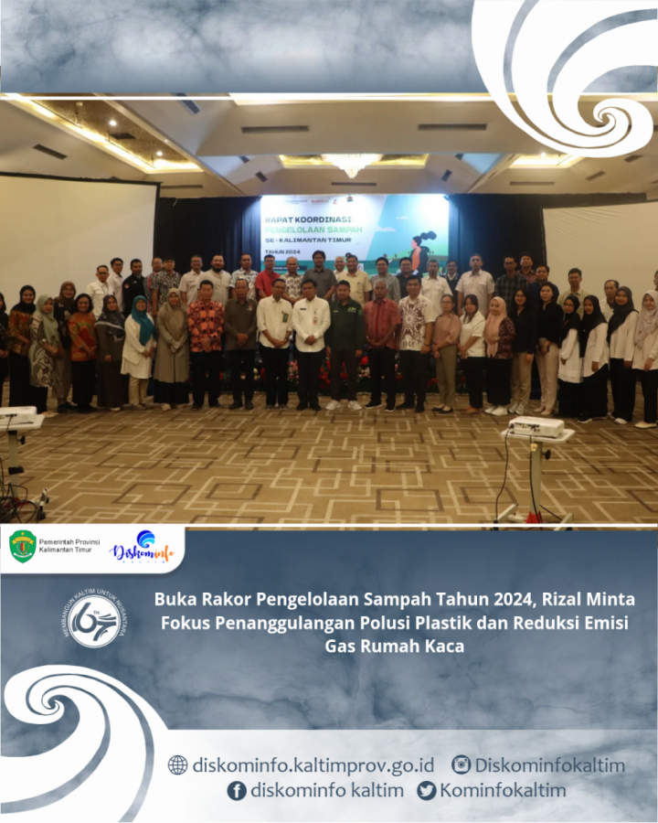 Buka Rakor Pengelolaan Sampah Tahun 2024, Rizal Minta Fokus Penanggulangan Polusi Plastik dan Reduksi Emisi Gas Rumah Kaca