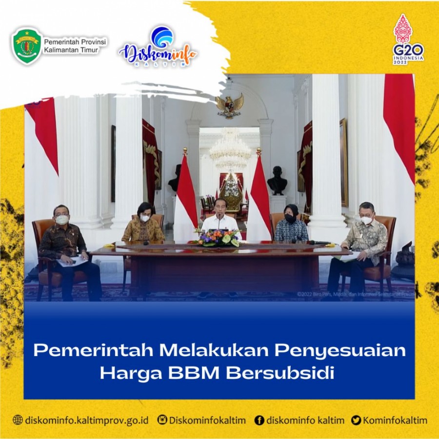 Pemerintah Melakukan Penyesuaian Harga BBM Bersubsidi