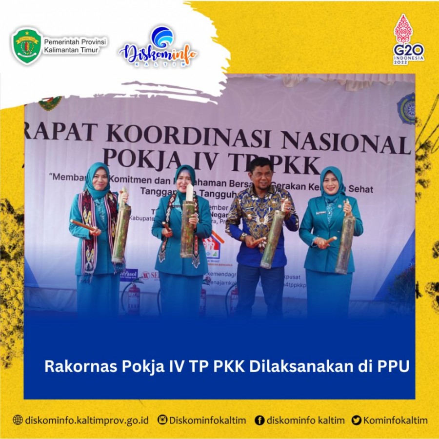 Rakornas Pokja IV TP PKK Dilaksanakan di PPU