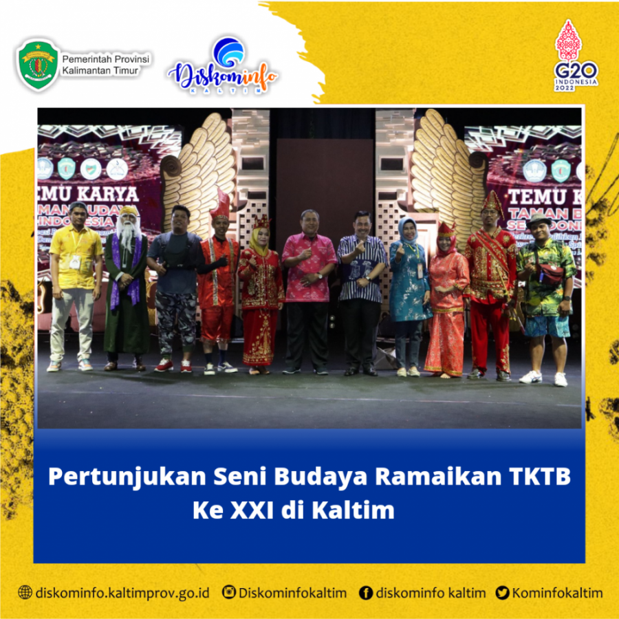 Pertunjukan Seni Budaya Ramaikan TKTB Ke XXI di Kaltim