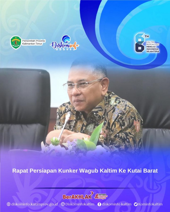 Rapat Persiapan Kunker Wagub Kaltim Ke Kutai Barat