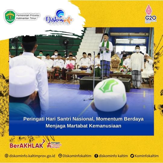 Peringati Hari Santri Nasional, Momentum Berdaya Menjaga Martabat Kemanusiaan