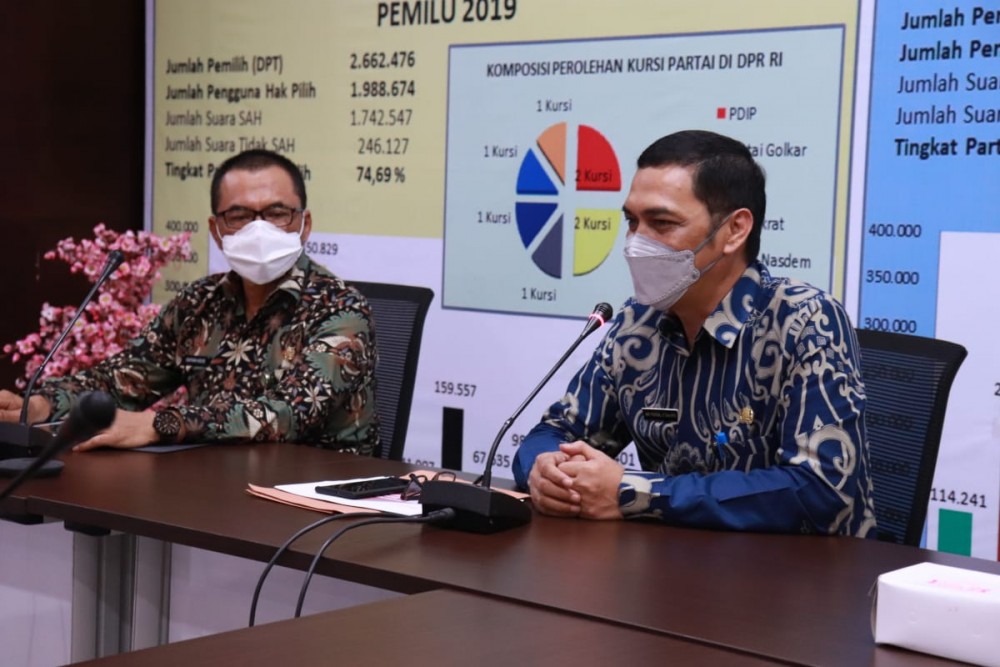 Faisal Silaturahmi Sekaligus Sampaikan Hasil Evaluasi Keterbukaan Informasi Publik di Kesbangpol