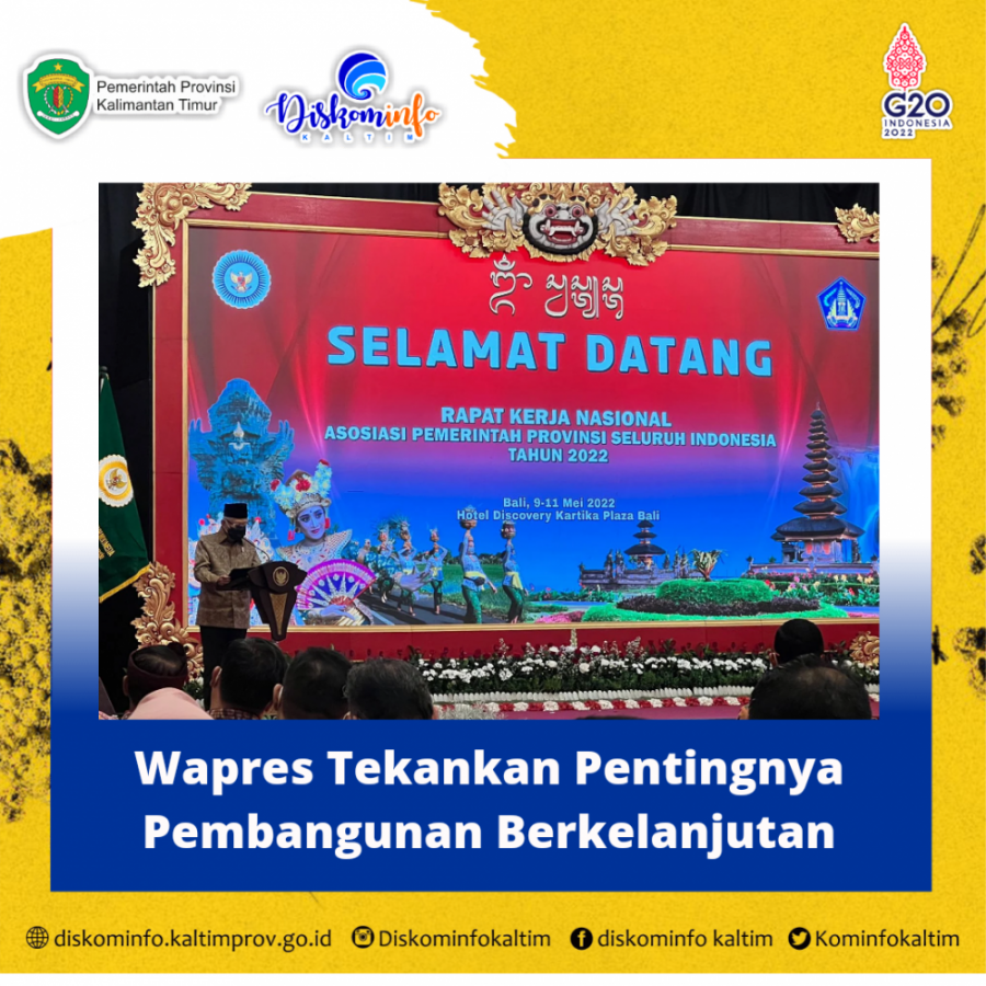 Wapres Tekankan Pentingnya Pembangunan Berkelanjutan