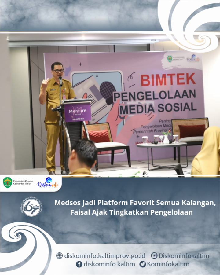 Medsos Jadi Platform Favorit Semua Kalangan, Faisal Ajak Tingkatkan Pengelolaan