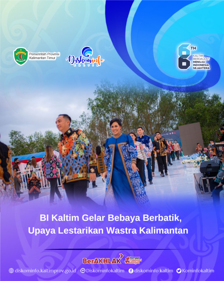 BI Kaltim Gelar Bebaya Berbatik, Upaya Lestarikan Wastra Kalimantan