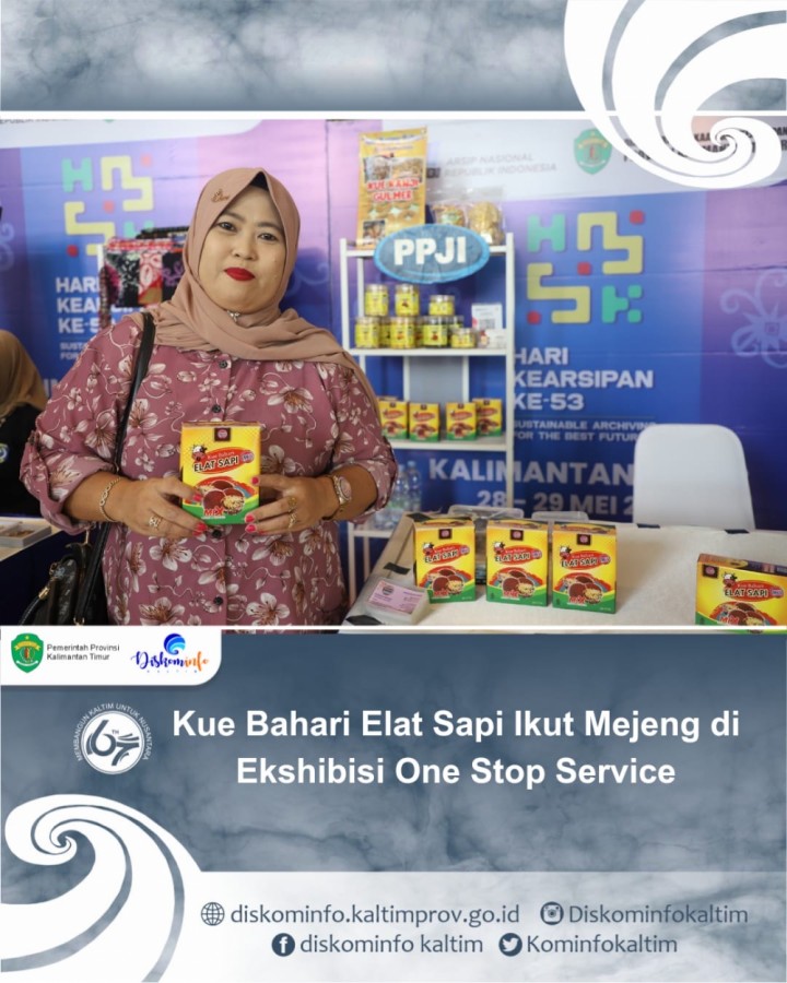 Kue Bahari Elat Sapi Ikut Mejeng di Ekshibisi One Stop Service