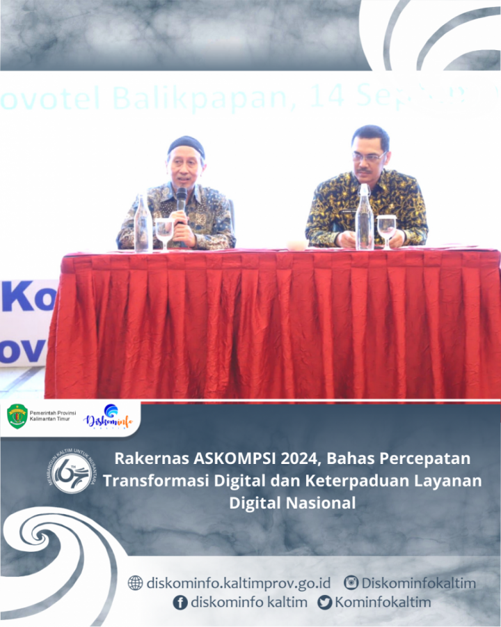 Rakernas ASKOMPSI 2024, Bahas Percepatan Transformasi Digital dan Keterpaduan Layanan Digital Nasional