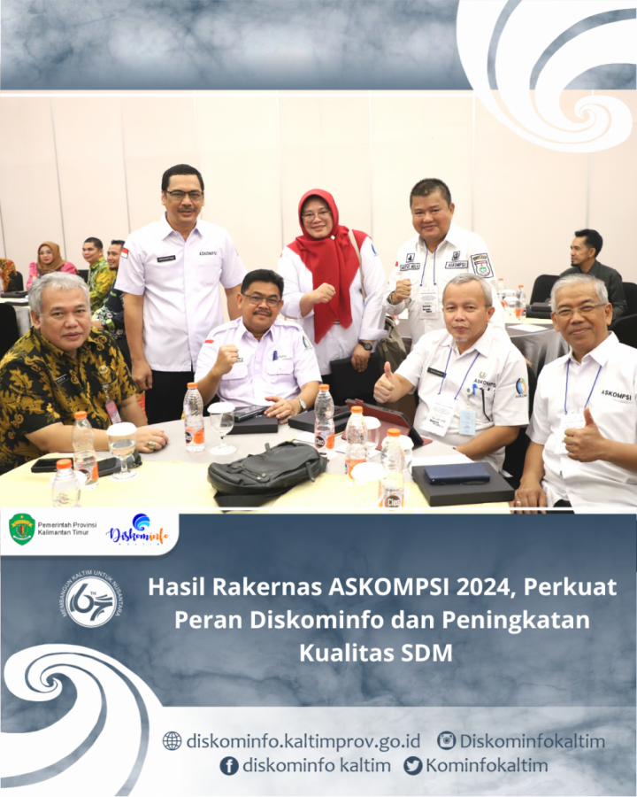 Hasil Rakernas ASKOMPSI 2024, Perkuat Peran Diskominfo dan Peningkatan Kualitas SDM