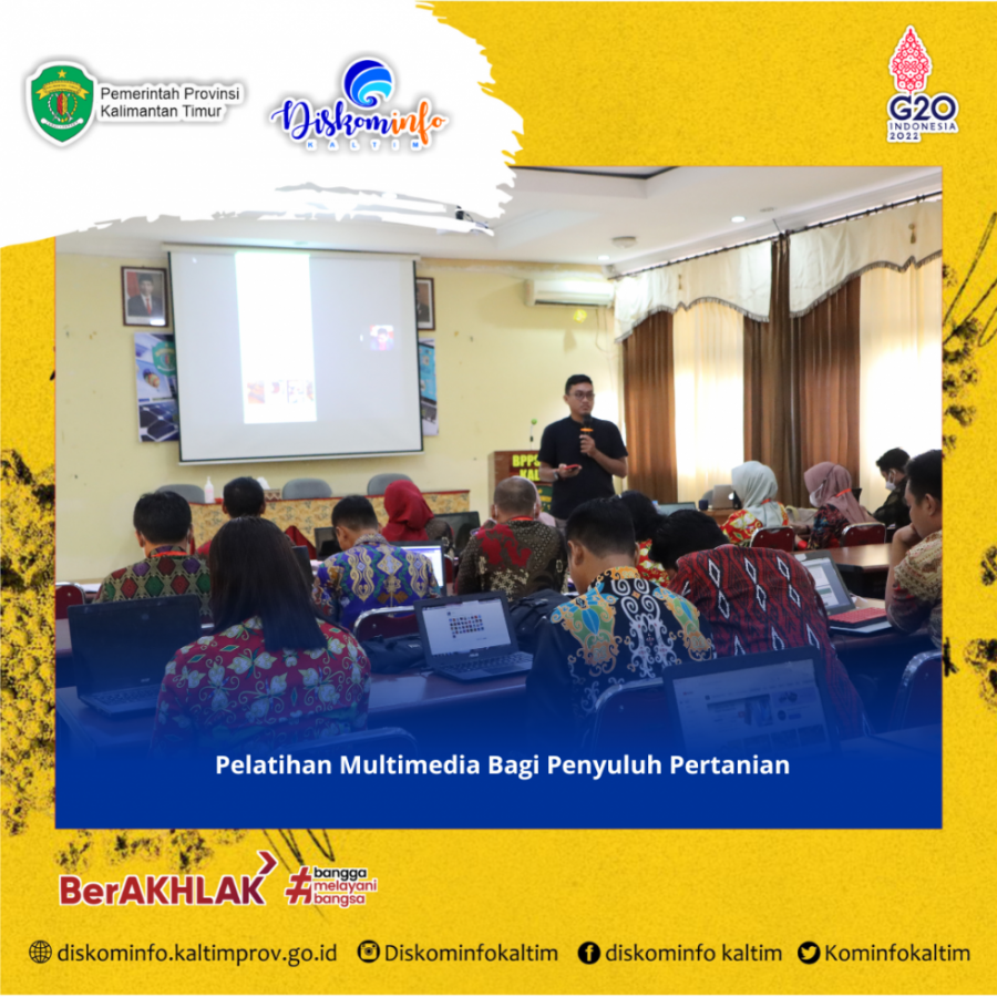 Pelatihan Multimedia Bagi Penyuluh Pertanian