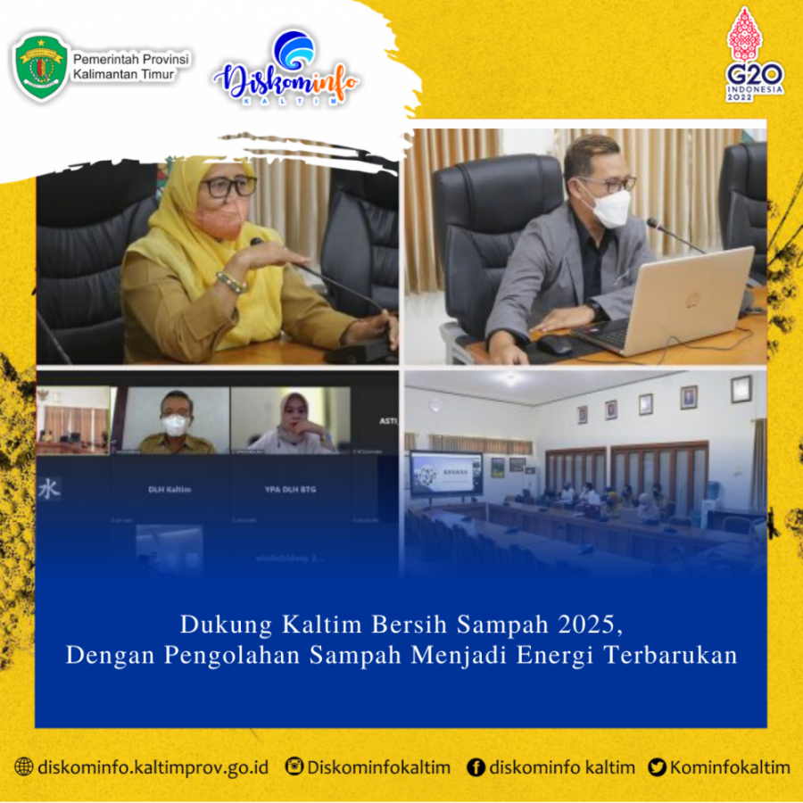 Dukung Kaltim Bersih Sampah 2025, Dengan Pengolahan Sampah Menjadi Energi Terbarukan