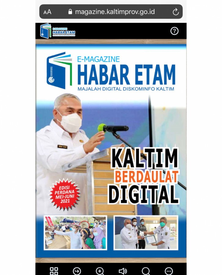 Perdana, Diskominfo Kaltim Hadir Dengan Habar Etam