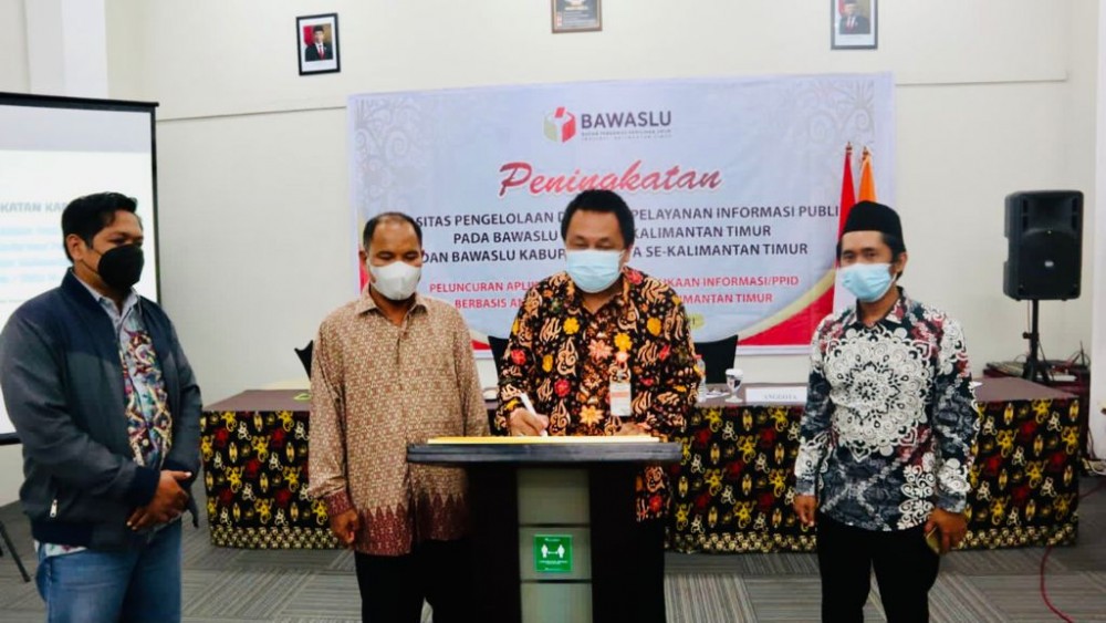 Bawaslu Kaltim Tingkatkan Kapasitas Pengelolaan Data dan Pelayanan Informasi Publik