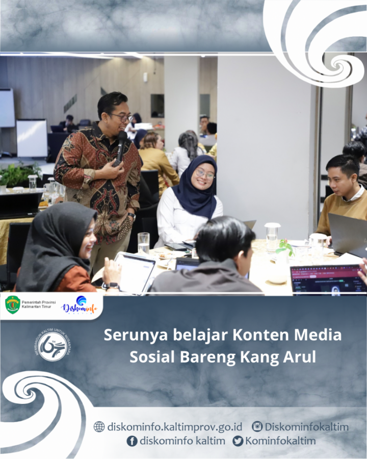 Serunya belajar Konten Media Sosial Bareng Kang Arul