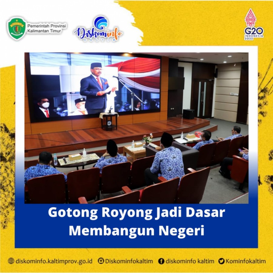 Gotong Royong Jadi Dasar Membangun Negeri