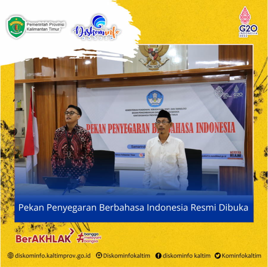 Pekan Penyegaran Berbahasa Indonesia Resmi Dibuka