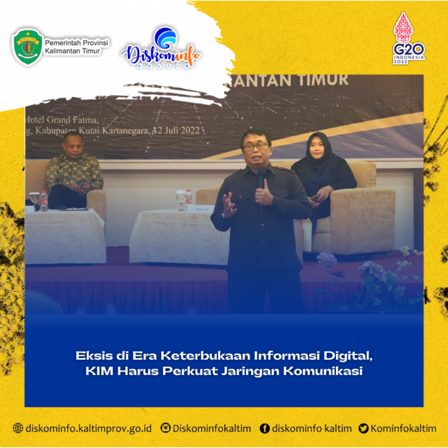 Eksis di Era Keterbukaan Informasi Digital, KIM Harus Perkuat Jaringan Komunikasi.