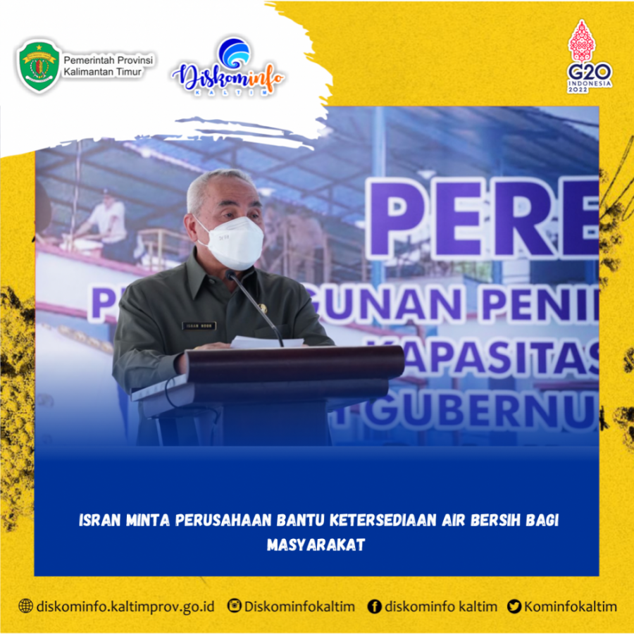 Isran Minta Perusahaan Bantu Ketersediaan Air Bersih Bagi Masyarakat