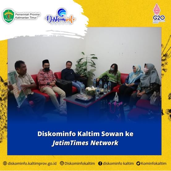 Diskominfo Kaltim Sowan Ke JatimTimes Network