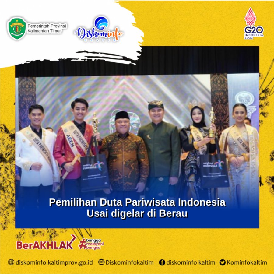 Pemilihan Duta Pariwisata Indonesia Usai digelar di Berau