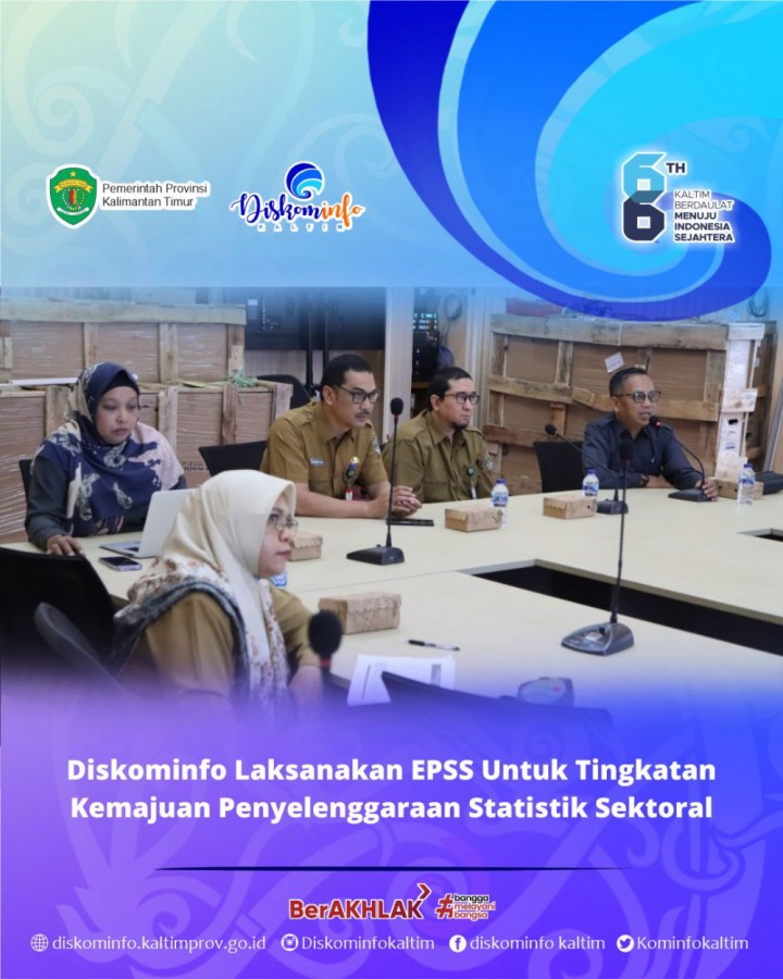 Diskominfo Laksanakan EPSS Untuk Tingkatan Kemajuan Penyelenggaraan Statistik Sektoral