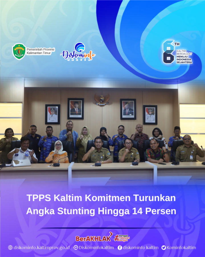 TPPS Kaltim Komitmen Turunkan Angka Stunting Hingga 14 Persen 