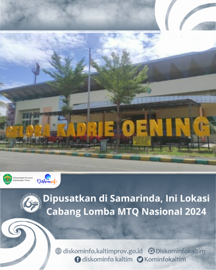 Dipusatkan di Samarinda, Ini Lokasi Cabang Lomba MTQ Nasional 2024