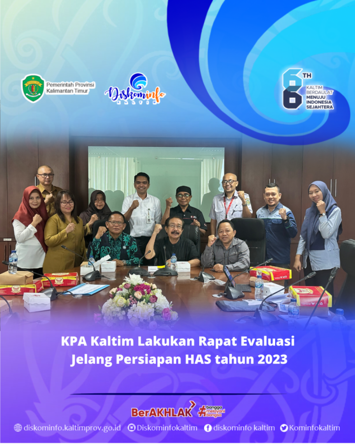 KPA Kaltim Lakukan Rapat Evaluasi Jelang Persiapan HAS tahun 2023