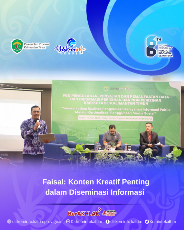 Faisal: Konten Kreatif Penting dalam Diseminasi Informasi