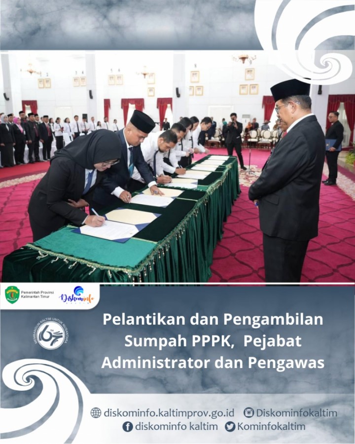 Pelantikan dan Pengambilan Sumpah PPPK, Pejabat Administrator dan Pengawas