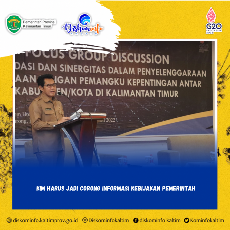 KIM Harus Jadi Corong Informasi Kebijakan Pemerintah