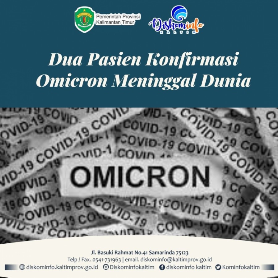 Dua Pasien Konfirmasi Omicron Meninggal Dunia