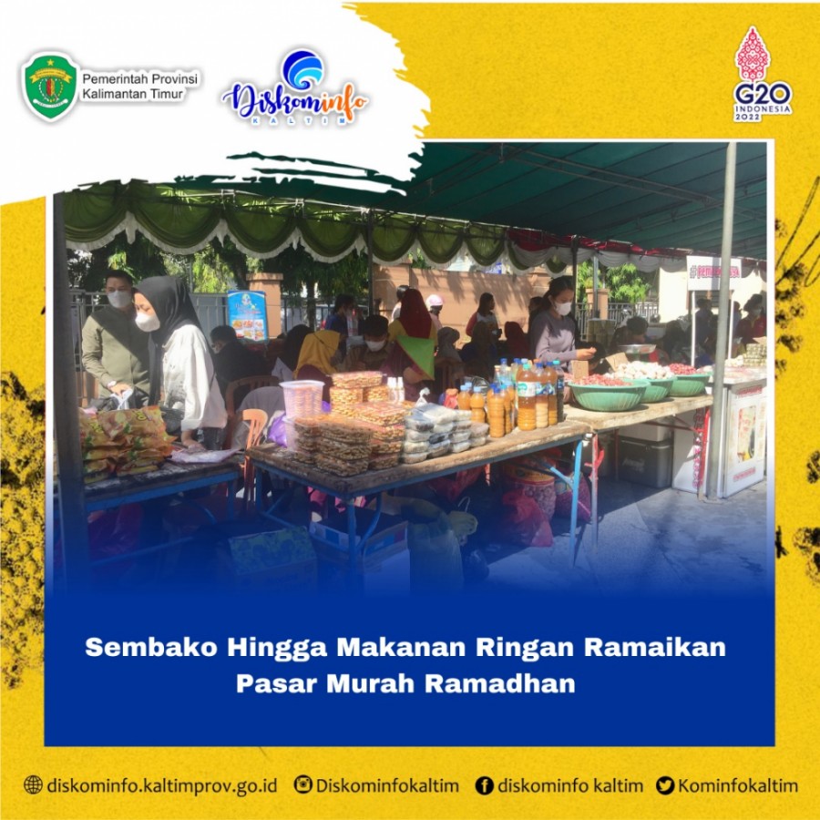 Sembako Hingga Makanan Ringan Ramaikan Pasar Murah Ramadhan