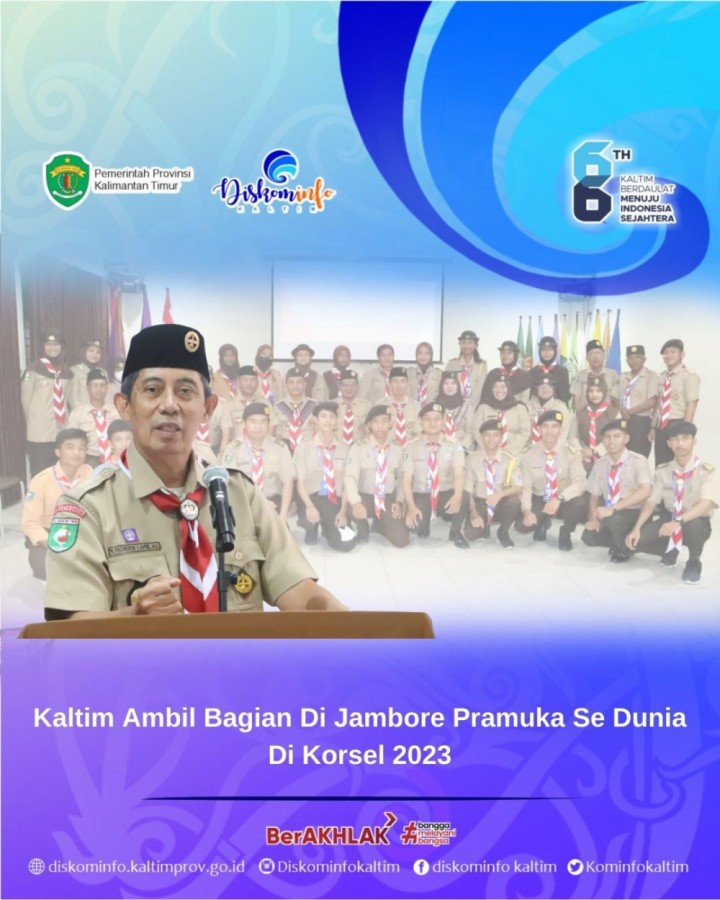 Kaltim Ambil Bagian Di Jambore Pramuka Se Dunia Di Korsel 2023