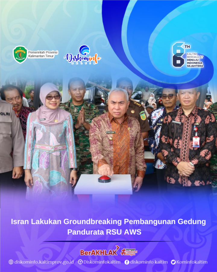 Isran Lakukan Groundbreaking Pembangunan Gedung Pandurata RSU AWS