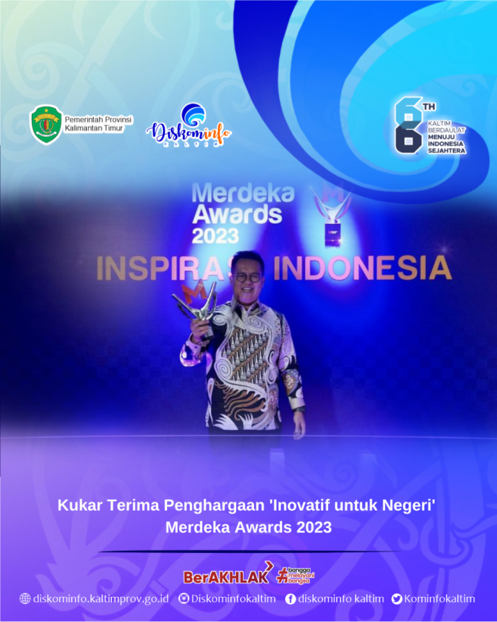 Kukar Terima Penghargaan 'Inovatif untuk Negeri' Merdeka Awards 2023