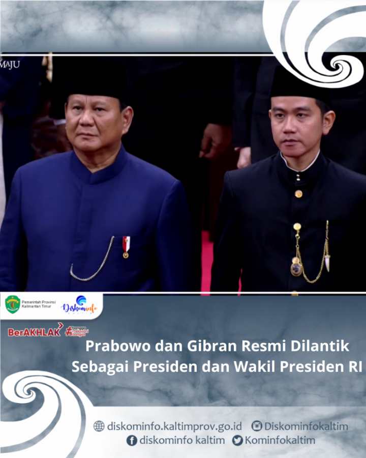 Prabowo dan Gibran Resmi Dilantik Sebagai Presiden dan Wakil Presiden RI