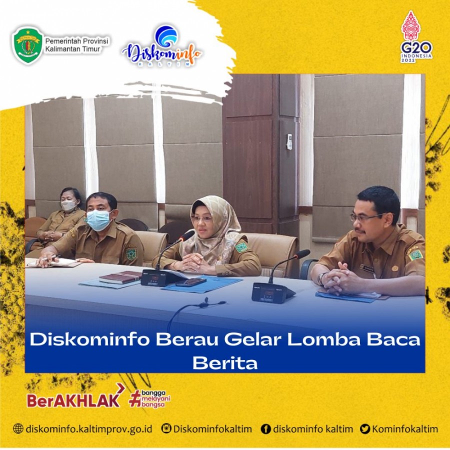 Diskominfo Berau Gelar Lomba Baca Berita