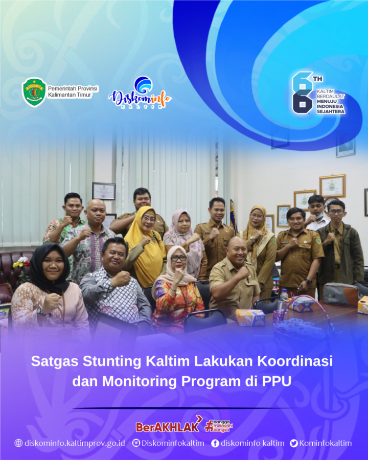 Satgas Stunting Kaltim Lakukan Koordinasi dan Monitoring Program di PPU 