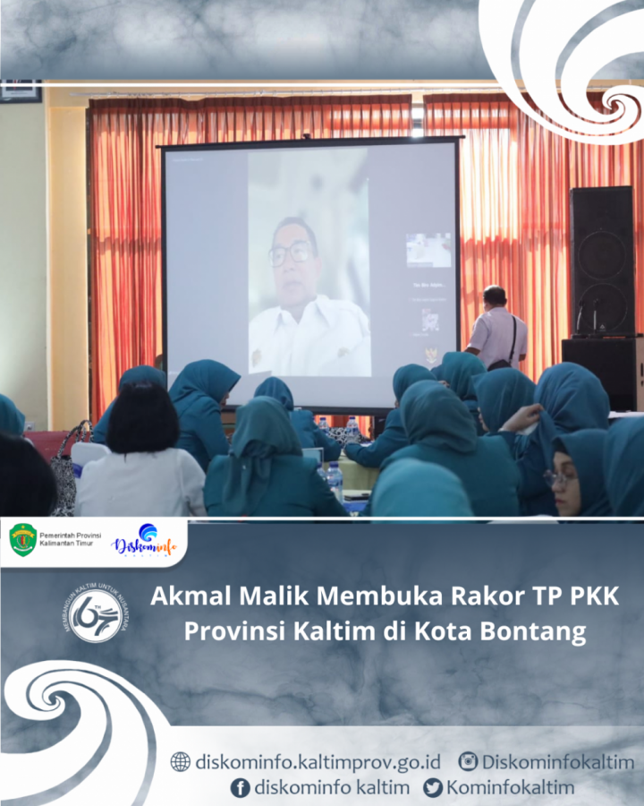 Akmal Malik Membuka Rakor TP PKK Provinsi Kaltim di Kota Bontang