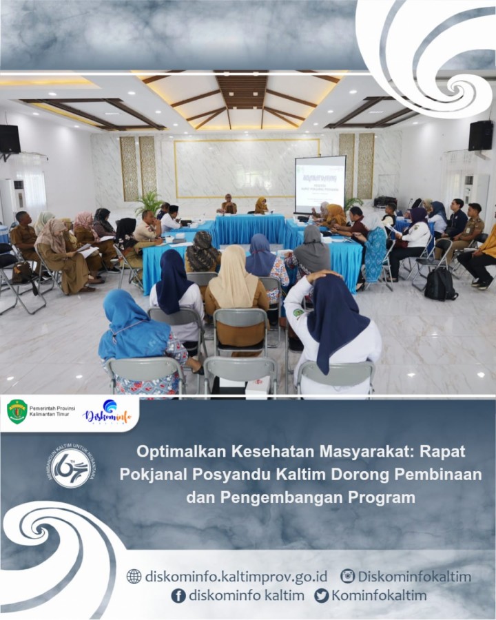 Optimalkan Kesehatan Masyarakat: Rapat Pokjanal Posyandu Kaltim Dorong Pembinaan dan Pengembangan Program