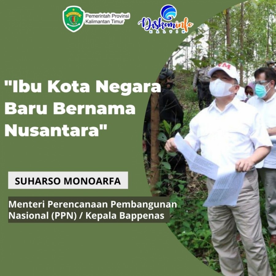 Ibu Kota Negara Baru Bernama Nusantara