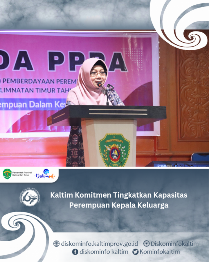 Kaltim Komitmen Tingkatkan Kapasitas Perempuan Kepala Keluarga