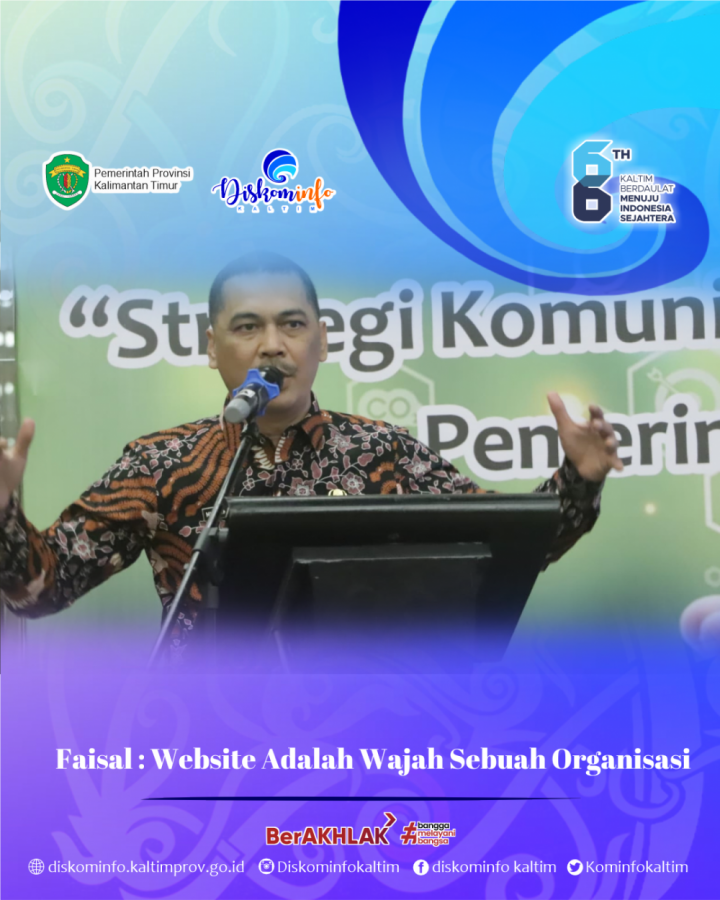 Faisal : Website Adalah Wajah Sebuah Organisasi