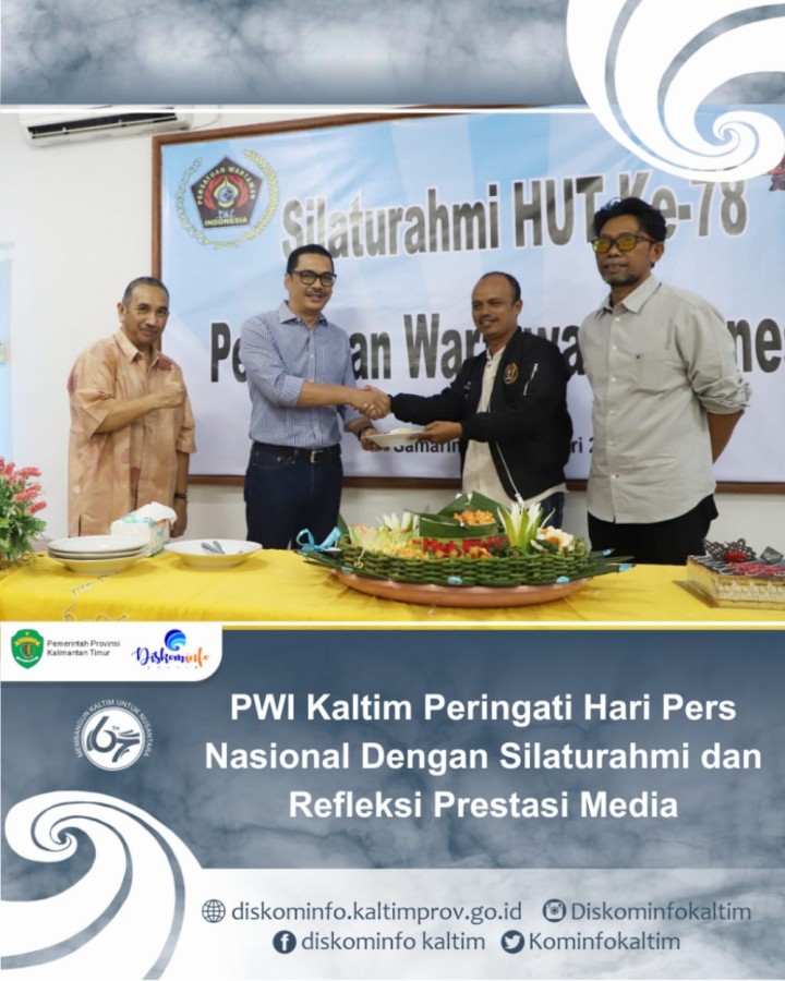 PWI Kaltim Peringati Hari Pers Nasional dengan Silaturahmi dan Refleksi Prestasi Media