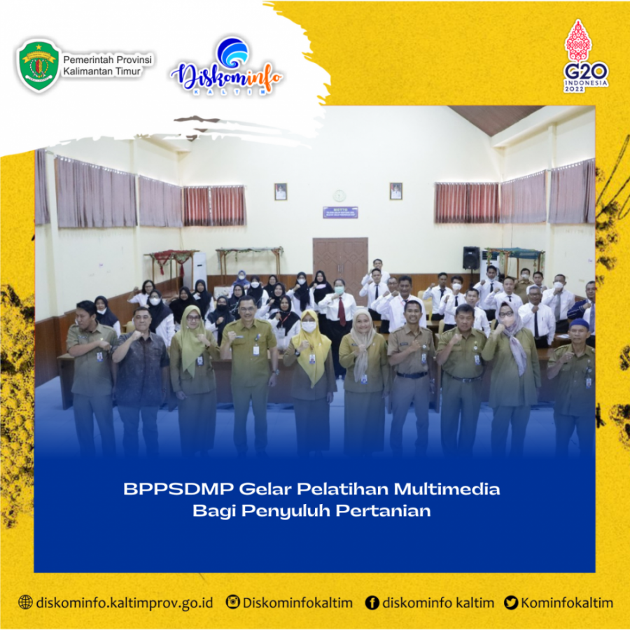 BPPSDMP Gelar Pelatihan Multimedia Bagi Penyuluh Pertanian