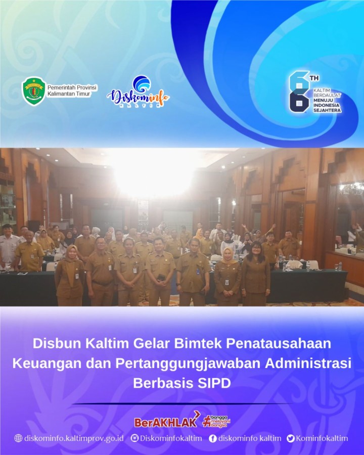 Disbun Gelar Bimtek Penatausahaan Keuangan dan Pertanggungjawaban Administrasi Berbasis SIPD